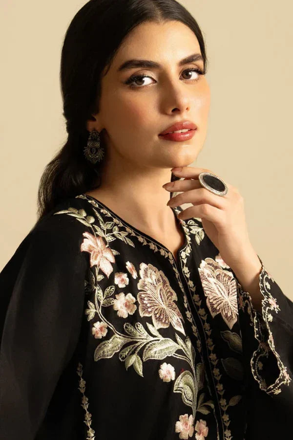 Midnight Grace Embroidered Suit