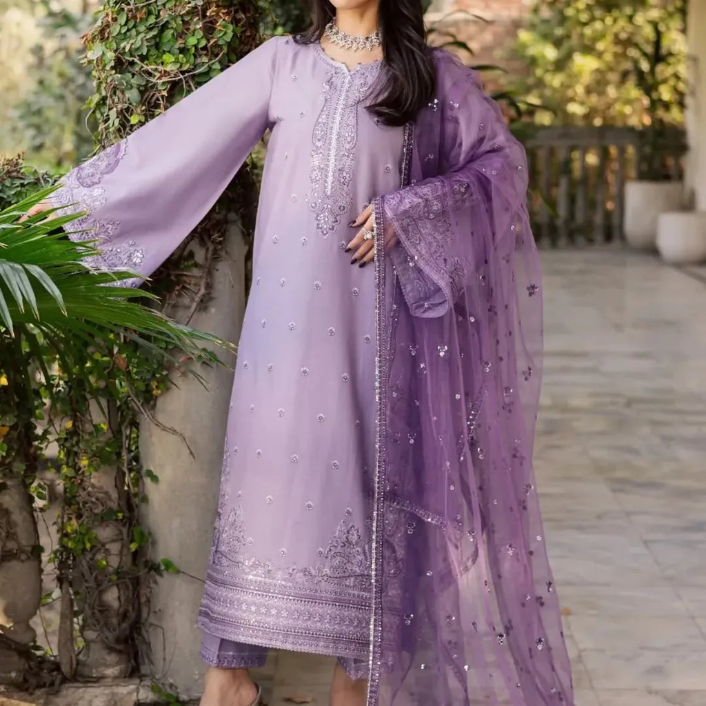 Afifa Embroidered - 3pc