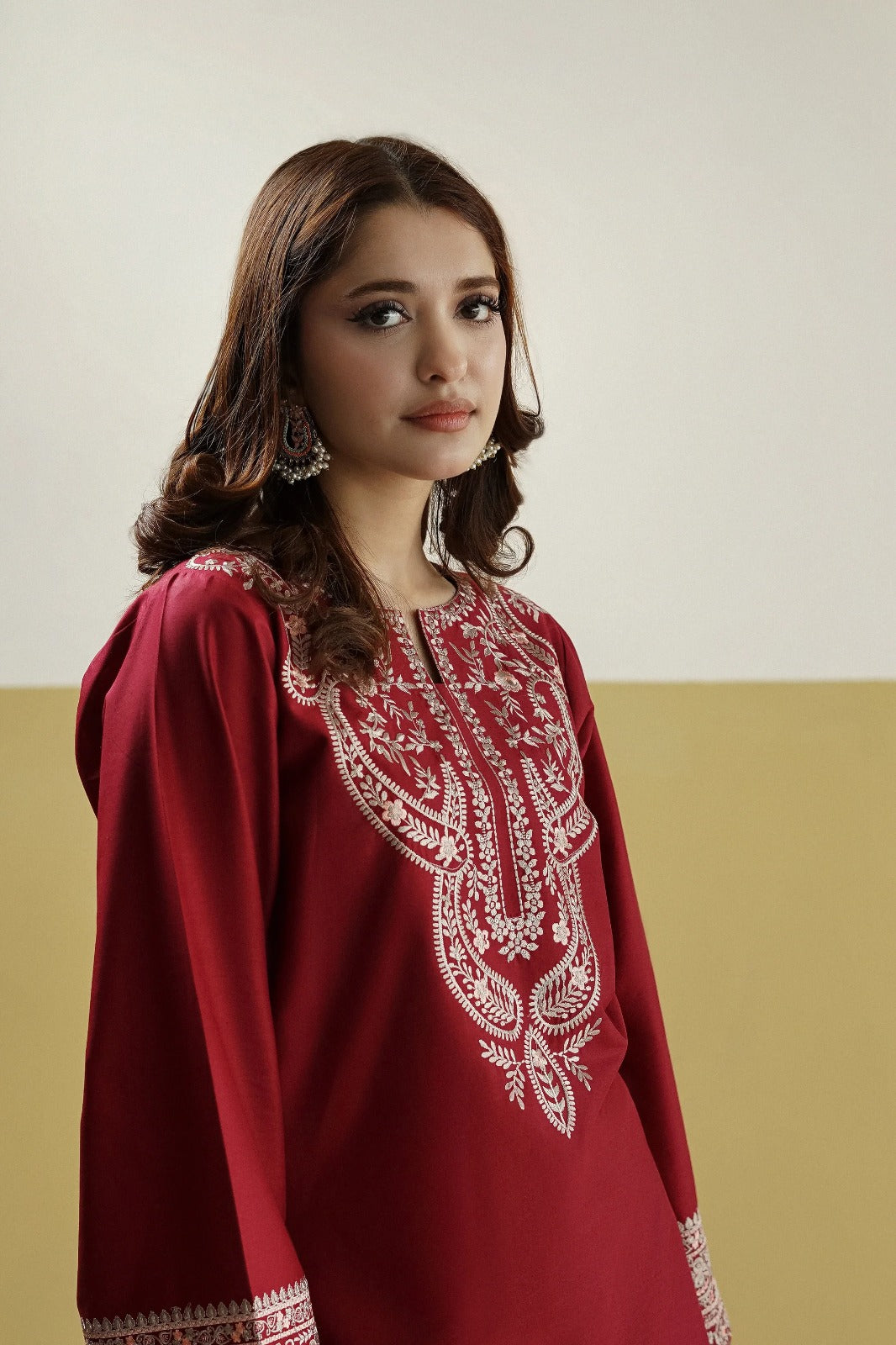 Crimson Grace - Embroidered 2PC