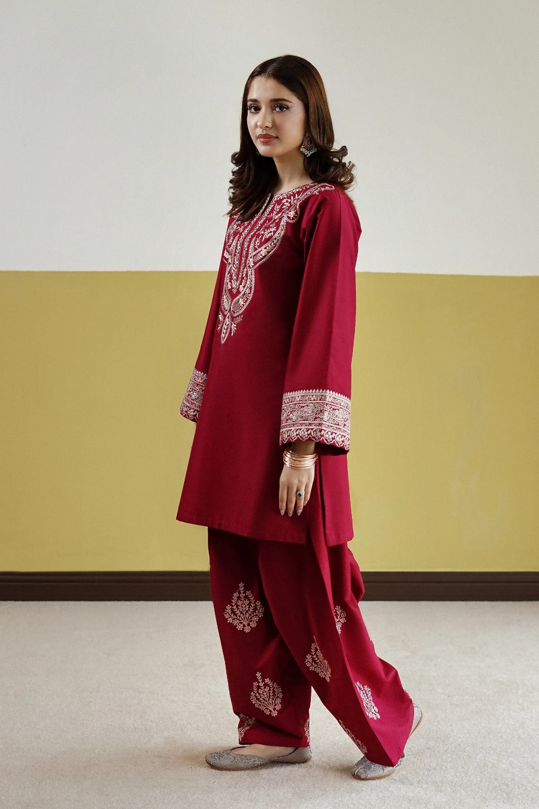 Crimson Grace - Embroidered 2PC