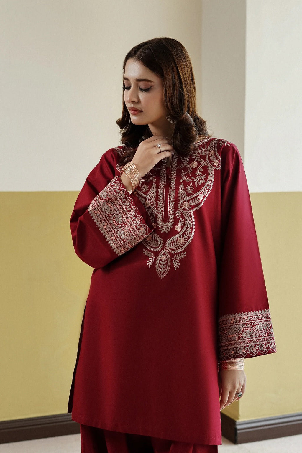 Crimson Grace - Embroidered 2PC