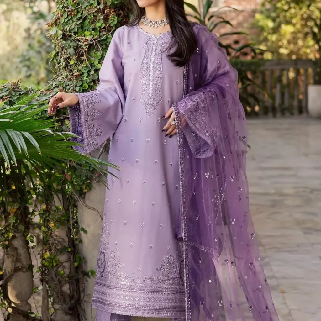 Afifa Embroidered - 3pc